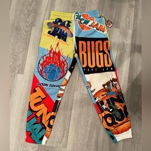 NWT SPACE JAM A NEW LEGACY X FOREVER XXI. Graphic sweatpants. WOMEN'S LARGE